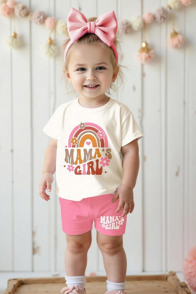 Infant Toddler Baby Girl Clothes Outfits,2 Pieces Cute Summer Short Sleeves T-Shirt Tops+Shorts Set