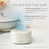 Portable Small Air Purifier, Rechargeable Corded/Cordless, HEPA Air Filter, Allergy Relief, Dust, Po