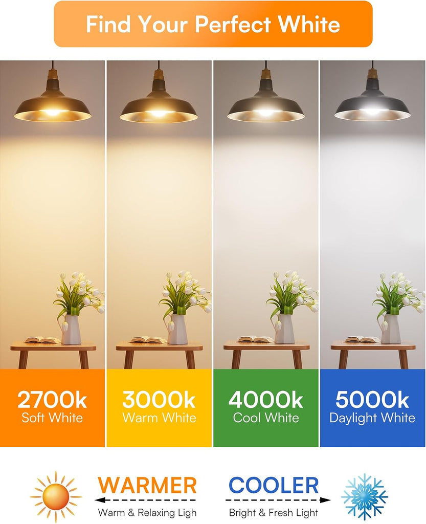 Dimmable LED Light Bulbs 40W Eq,2700K Soft Warm White,A19 Standard E26
