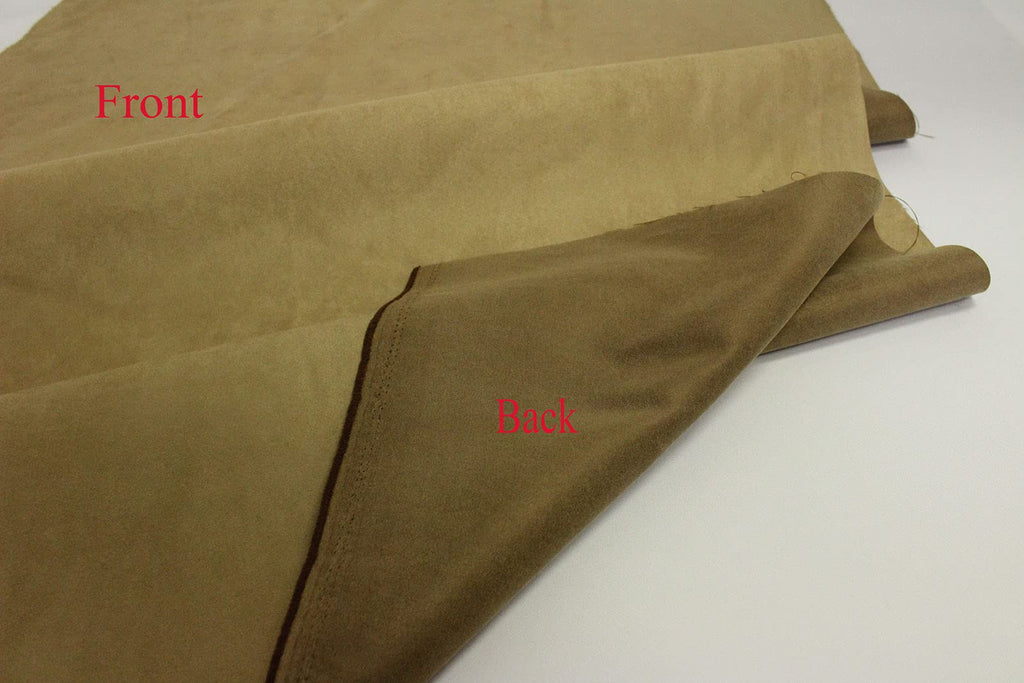 Camel Microsuede Suede Fabric 58" Width (5 Yards)