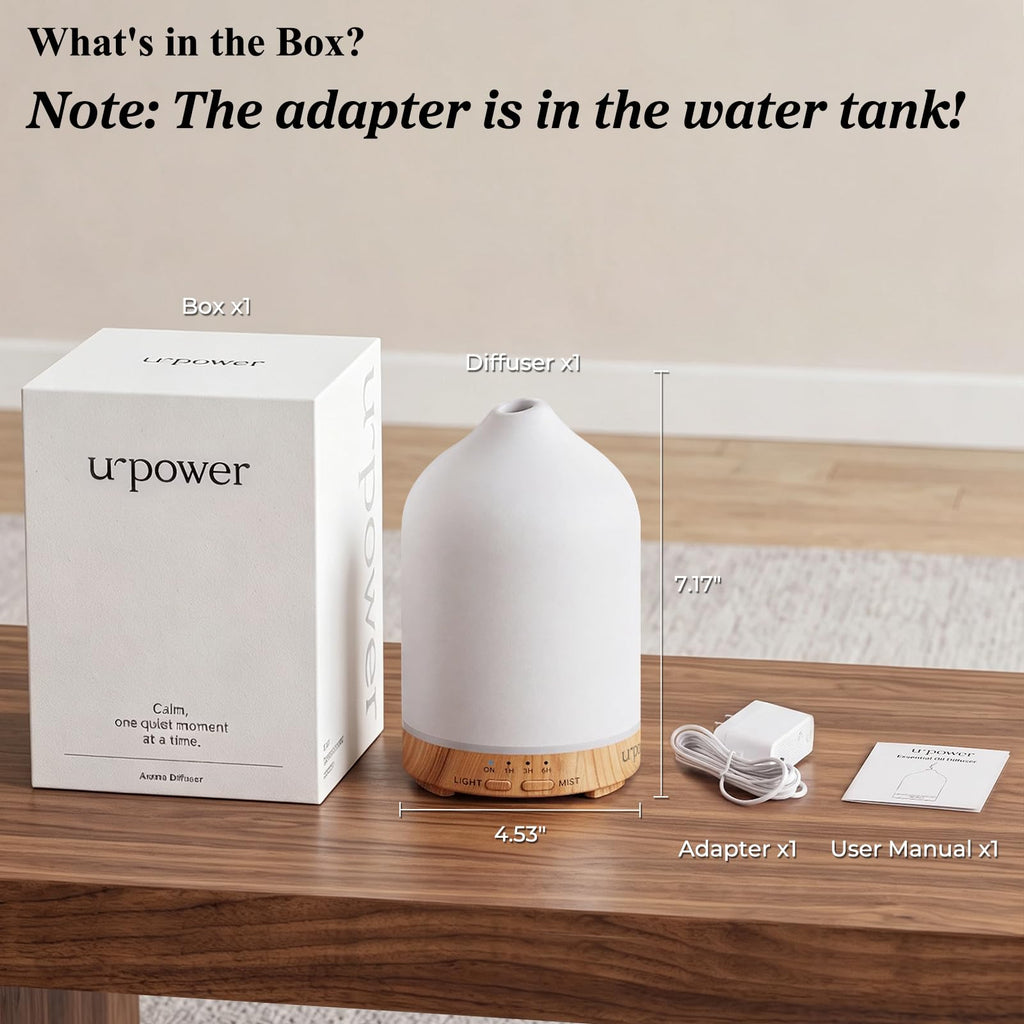 300mL Ceramic Essential Oil Diffuser Aromatherapy Diffuser