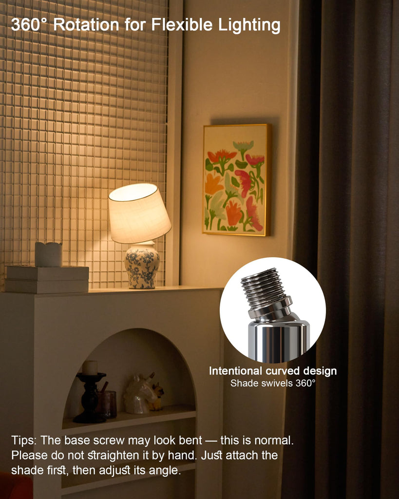 13.6" Cordless Ceramic Table Lamp Rechargeable Battery Operated