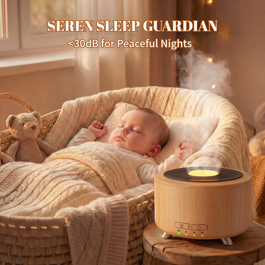 Essential Oil Diffuser, Retro Vinyl Aromatherapy Diffuser