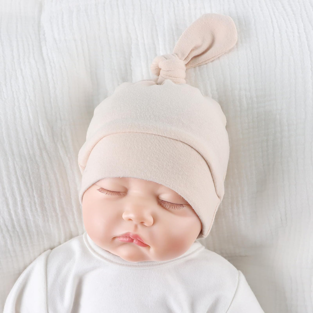 Newborn Hats for Boys Cotton Newborn Beanies Autumn Winter Infant Baby Girls Hat (, S)