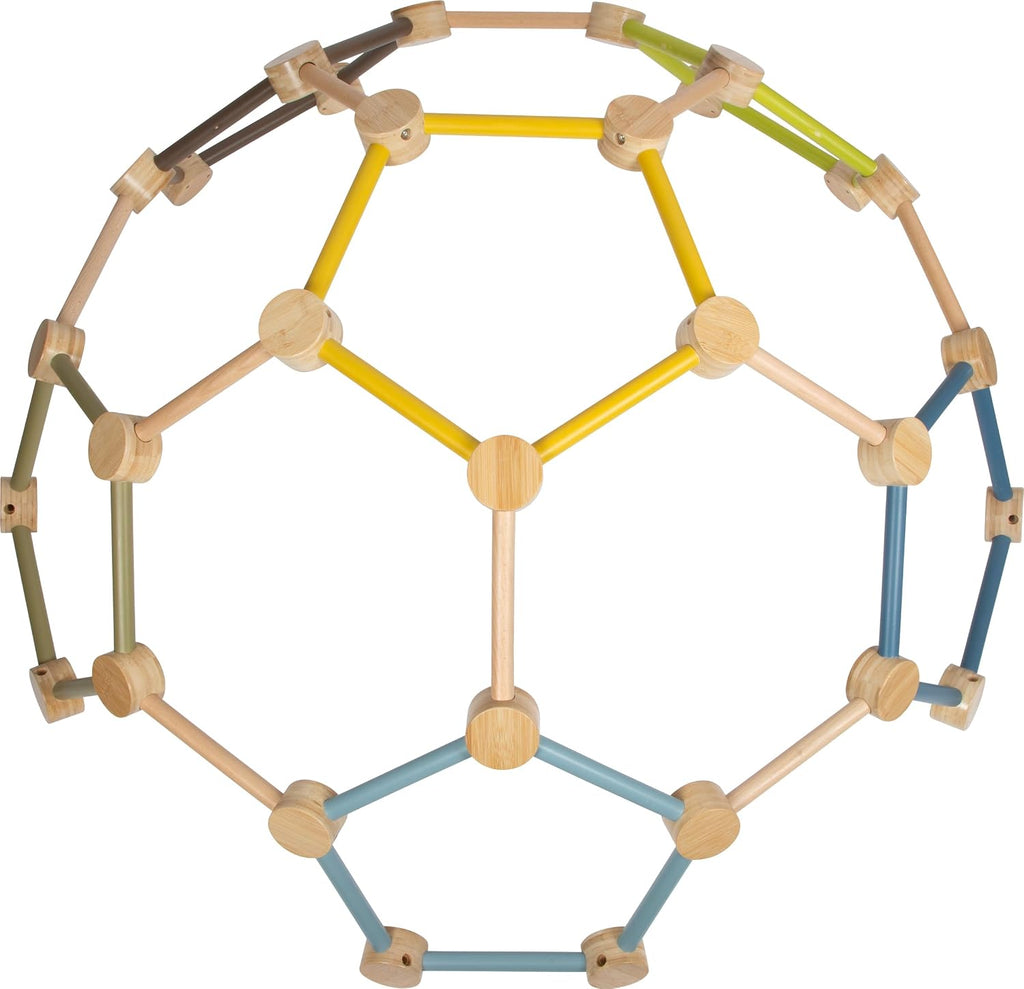 Adventure Climbing Dome, Versatile Climber Made of Durable Wood, for Children from 2 Years, 12487, Multicoloured