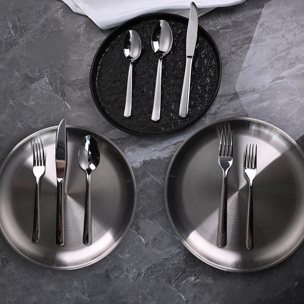 Silverware Set for 8, 40-Piece Heavy Duty Flatware Cutlery Set, 18/0 Food-Grade Stainless Steel Tableware Set
