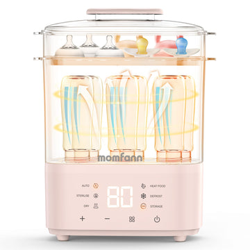 Bottle Sterilizer and Dryer & Bottle Warmer for Breastmilk, Thaw