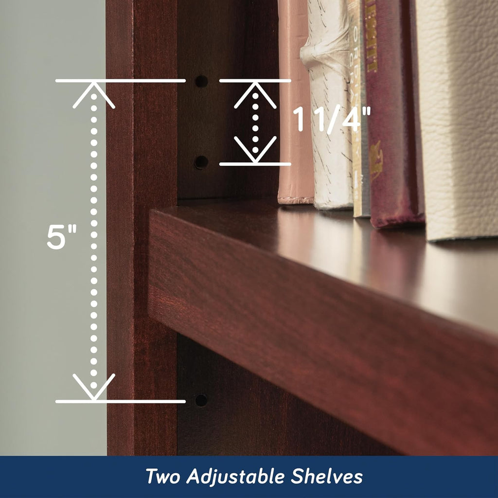 Miscellaneous Storage 3-Shelf Bookcase/ Book shelf, Select Cherry finish