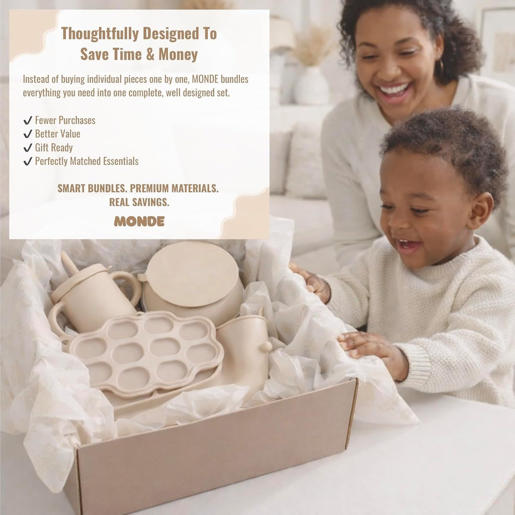 25PCS Ultimate Silicone Baby Feeding Set, Complete Mealtime Baby-Led Weaning Essentials From Infant To Toddler, Bib