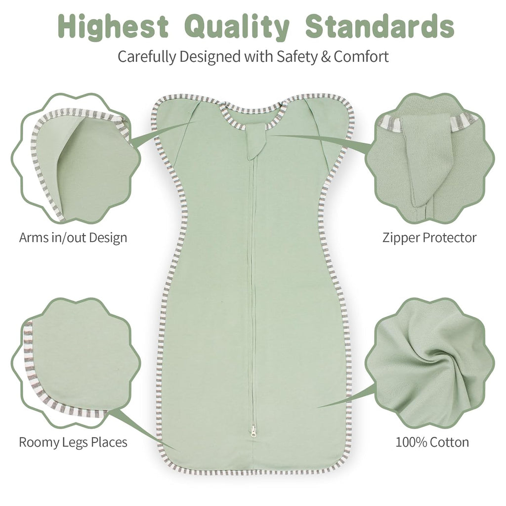 Swaddles for Newborns Swaddle Sleep Sack Arms Up Swaddle Transition Swaddle, Pack Baby