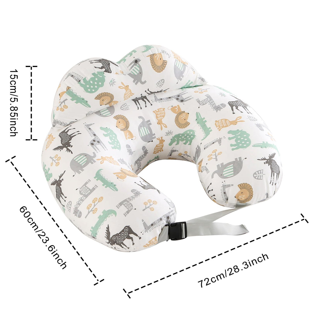Nursing Pillow for Breastfeeding,Bottle Feeding, Plus Size Breastfeeding Pillows with Adjustable Waist Strap