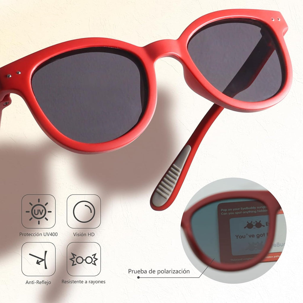 Toddler Kids Sunglasses for Boys Girls Polarized UV400 with Strap