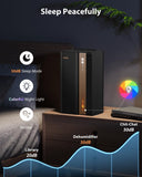 95oz Dehumidifiers for Home, 1000 Sq.Ft Dehumidifier with Drain Hose - Auto Shut Off, Timer, Sleep Mode & Drain Hose