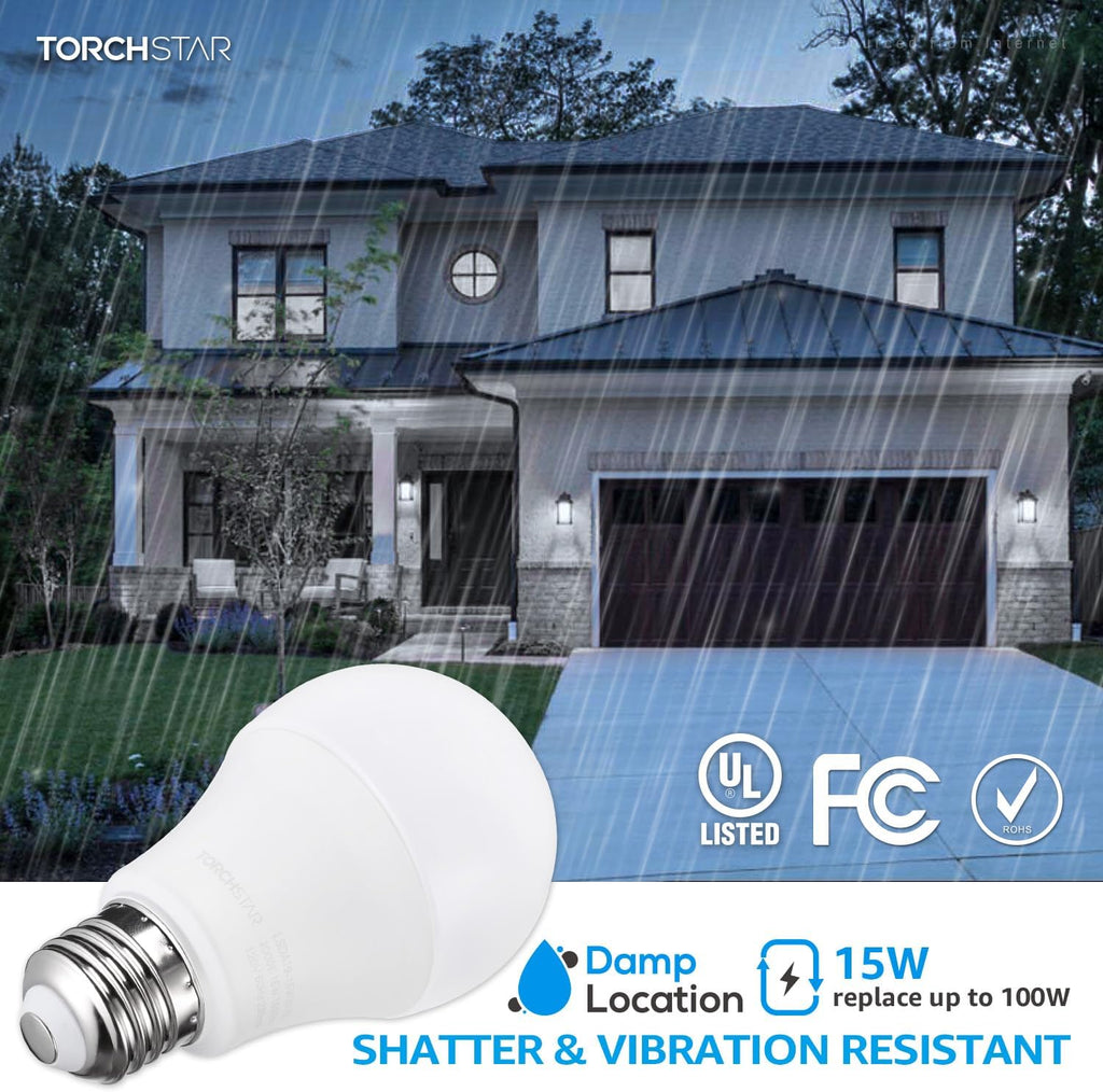 Universal Garage Door Opener LED Bulb A19, 5000K