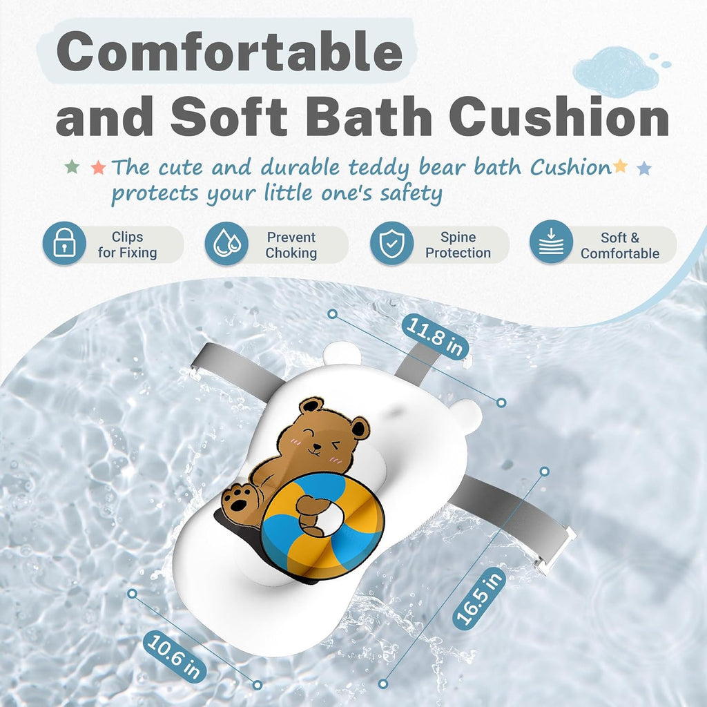 Baby Bathtub,Collapsible Bathtub for Newborn to Toddler,Durable Essential Infant Bath Tub,Portable Travel Baby Tub