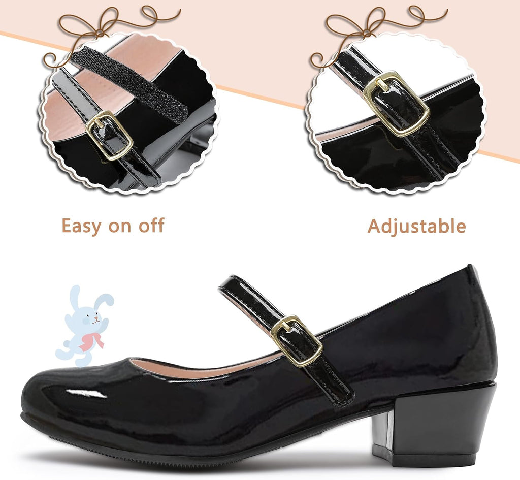 Girls Dress Shoes Mary Jane Flats