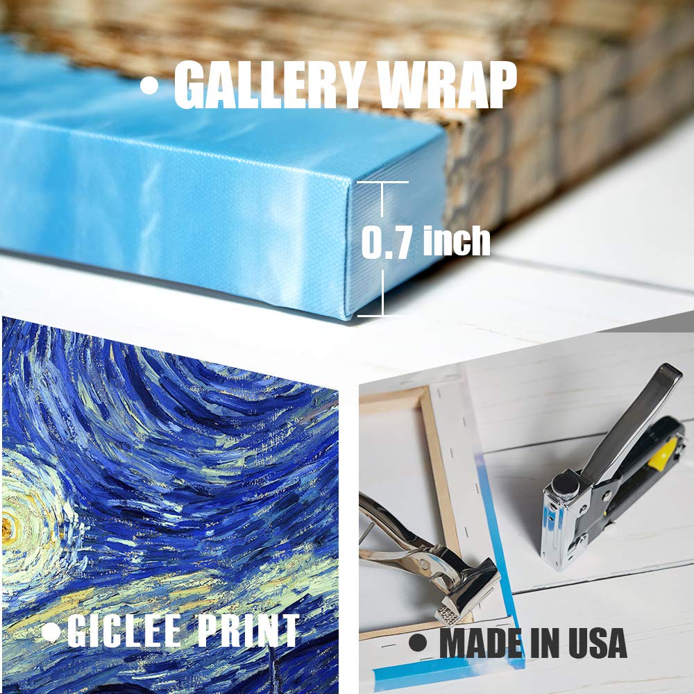The Starry Night by Vincent Van — Wall Art | Casa Home Living