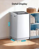 1.03cu.ft Portable Washer, 8.8Lbs Capacity Small Portable Washing Machine with 10 Programs 5 Water Levels, Drain Pump