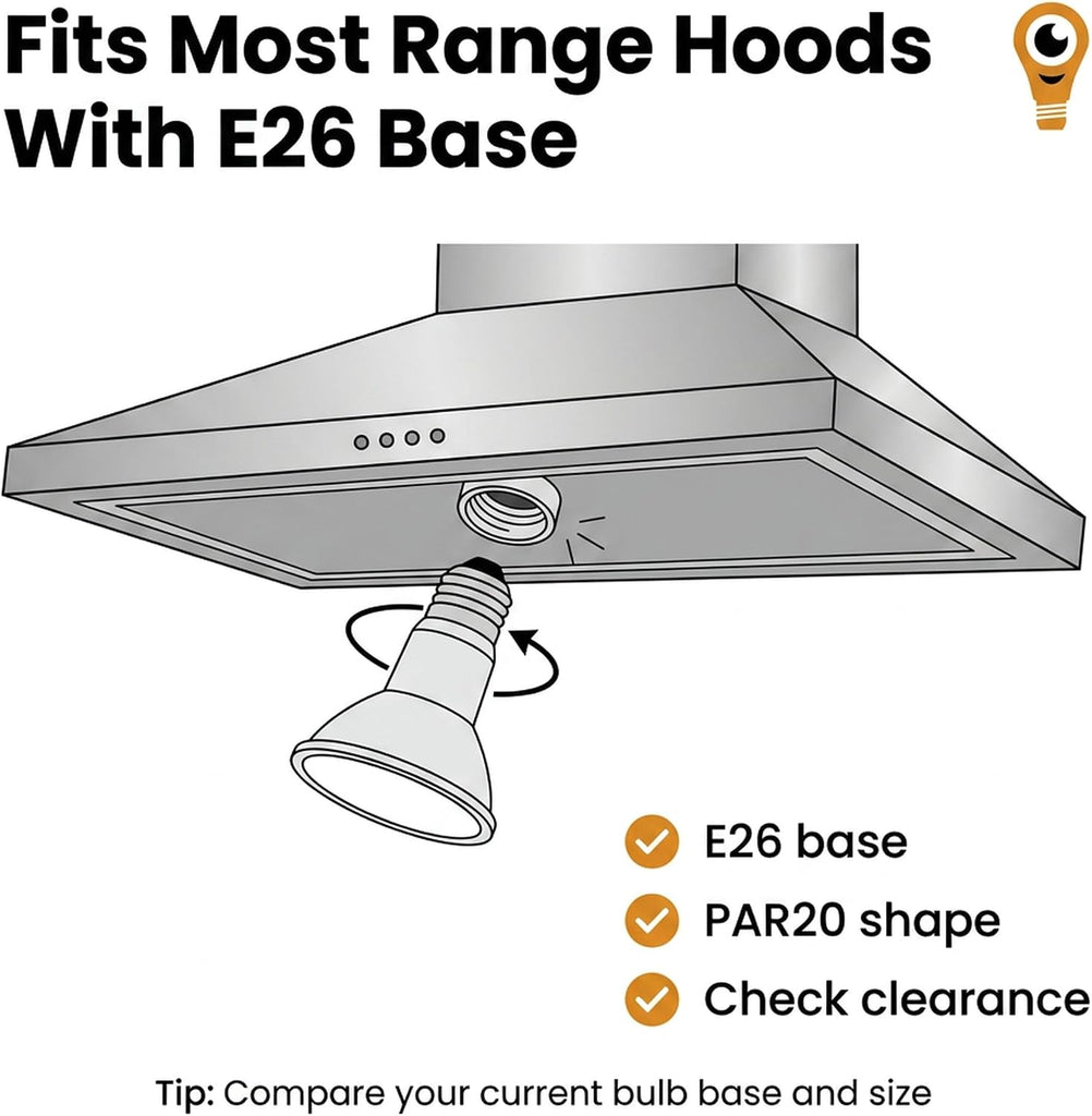 Par 20 3 Pack FL25 35PAR20/FL 35 Watt Halogen Spot Light Bulb Replacement 120V 130V Base Flood Beam Lighting Range