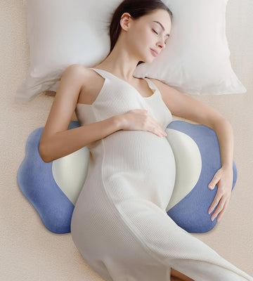 Memory Foam Pregnancy Pillow Maternity Wedge Pillow for Side Sleeper