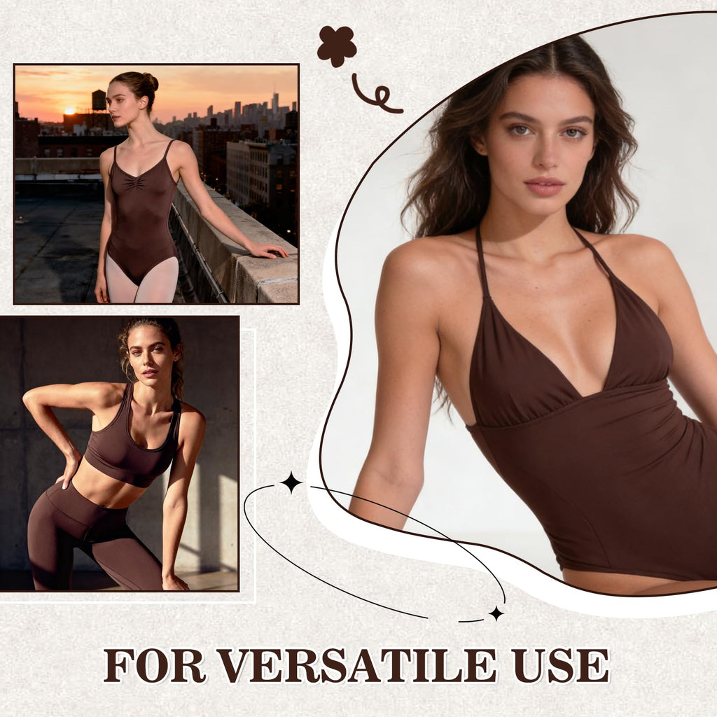 Light Brown Nylon Spandex Fabric, Matte Swimsuit Activewear Fabric by The Yard, 80% Nylon, 20% Spandex, 4-Way Stretch