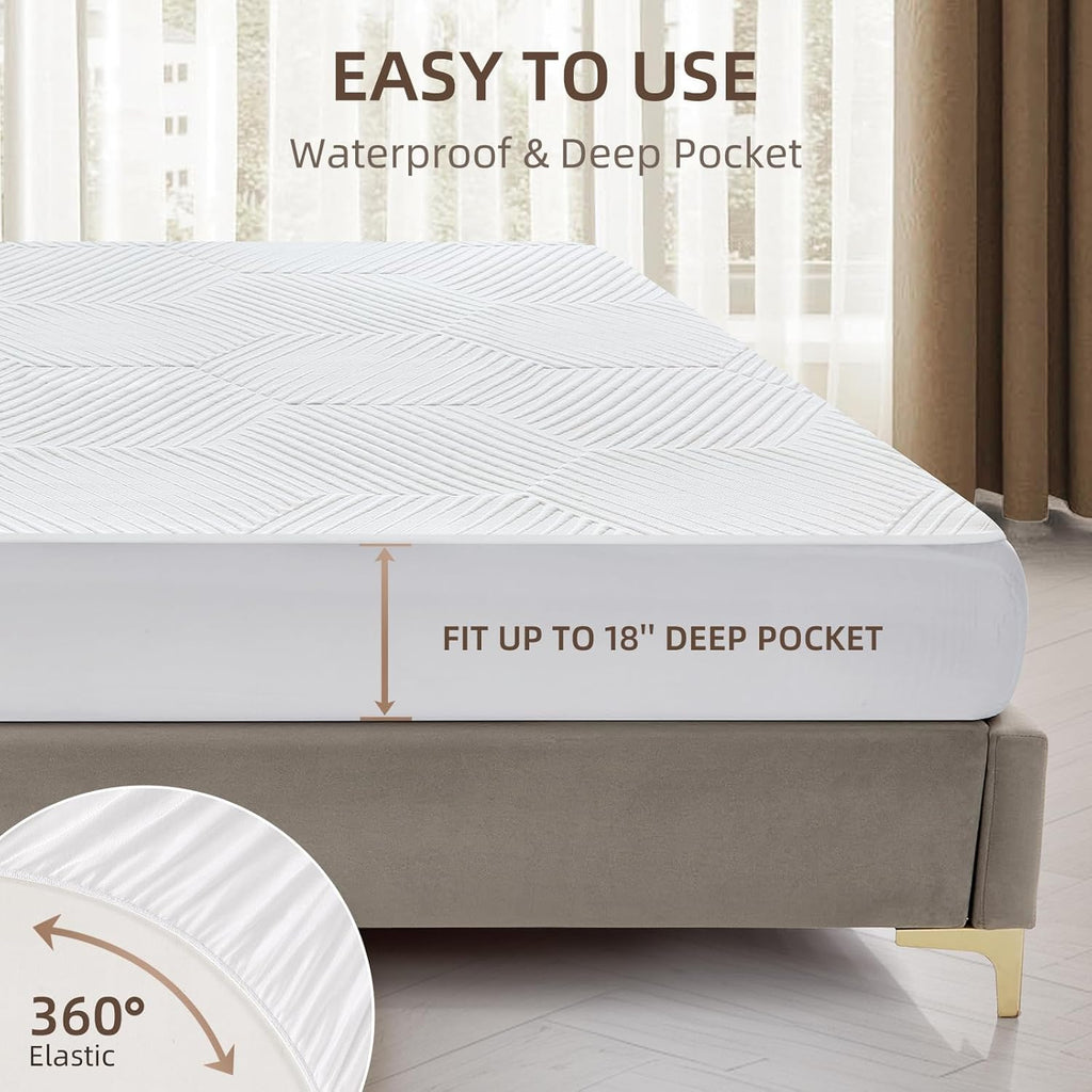 Waterproof Multi-Zone Heated Mattress Pad, Dual Controls