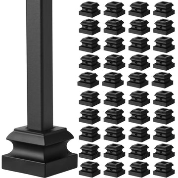 48 Pcs Iron Baluster Shoes for Square Staircase Balusters