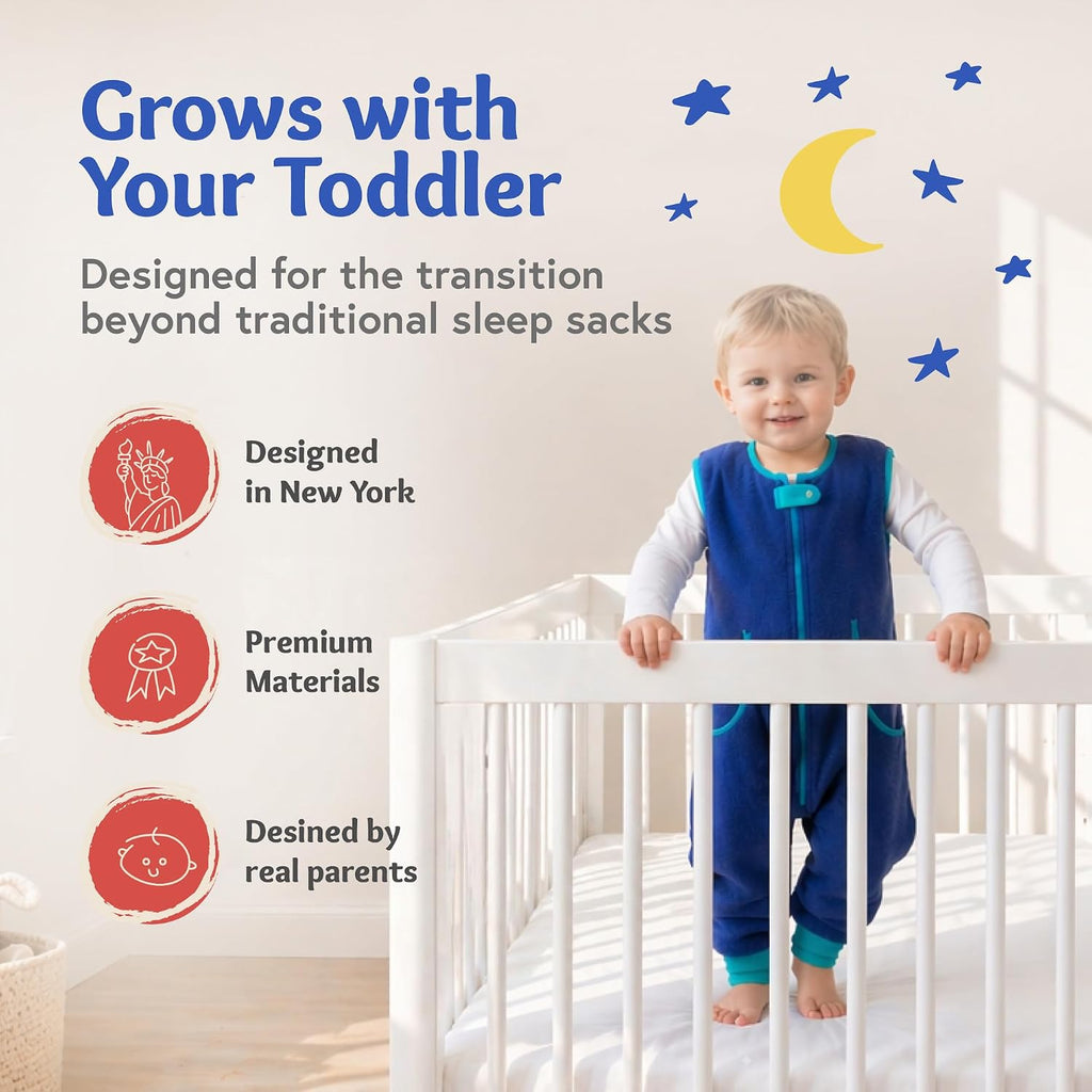 Deedee Sleep Kicker - Fleece Sleep Sack w/Feet 1.2 TOG