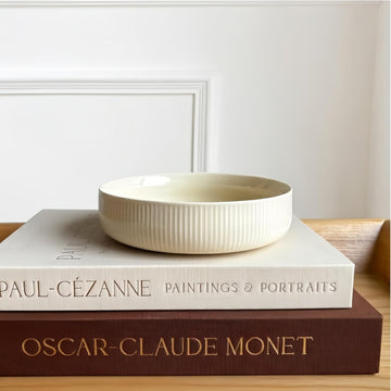 6'' Key Bowl, Purse Bowl - Small Decorative Bowl, Soft Beige