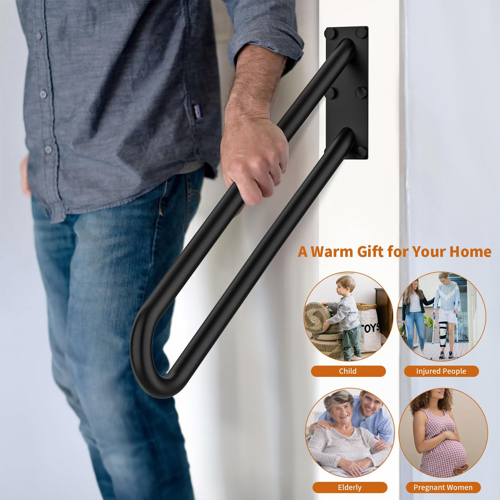 28 Inch Oil Rubbed Black Stainless Steel Handrail, for 1-5 Steps
