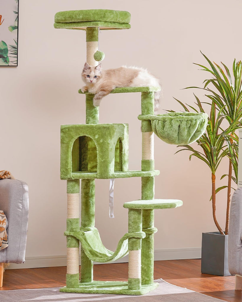 Cat Tree, Multi-Level Sisal Covered Scratching Posts