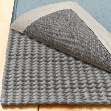 Premium Dual Sided Thick 8x10 Rug Gripper Pad for Hardwood Floors, Breathable Slip Resistant Pad Grips Under Carpet - Set of 80