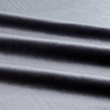 Shiny Velvet Fabric, 72 Inch. in Width, Ideal Material Décor Charcoal Cut by The Yard