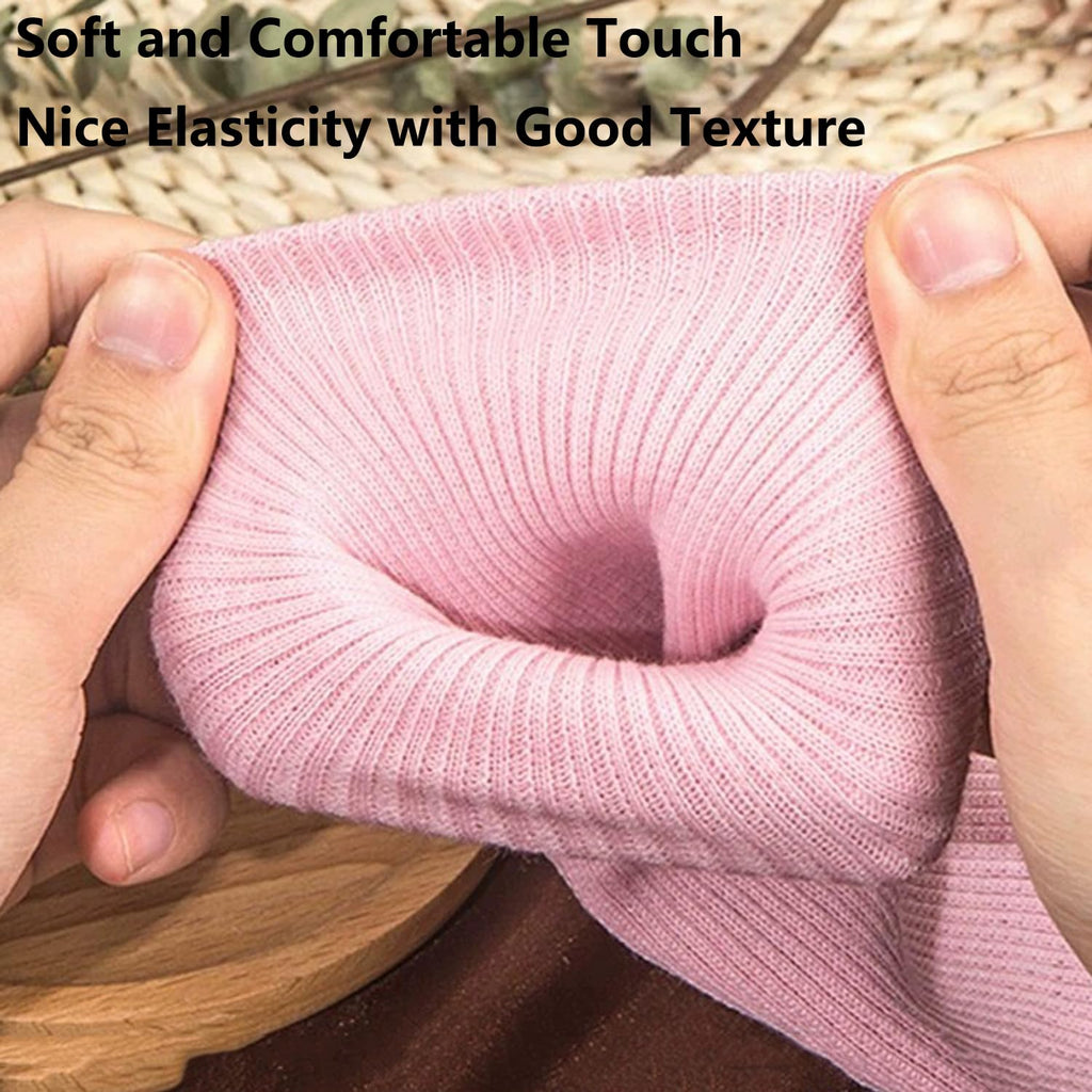 Seamless Tubular Knit Ribbing Fabric for Cuffs Thick Stretch Rib Knitted Material for Jacket Coat Sleeves Pants