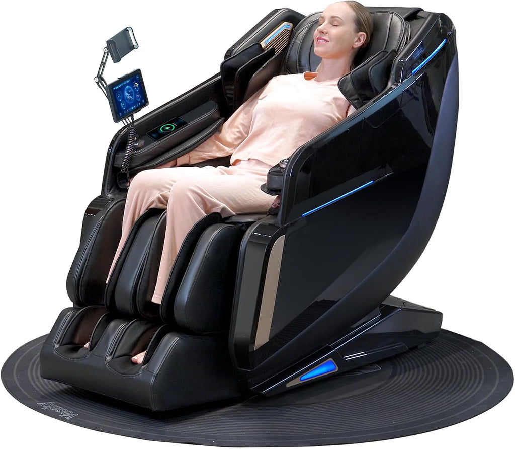 4D Massage Chair Full Body Extended SL-Track Zero Gravity Shiatsu Recliner | 3 Zero-Gravity Angles,3-Zone Heat,Calf &