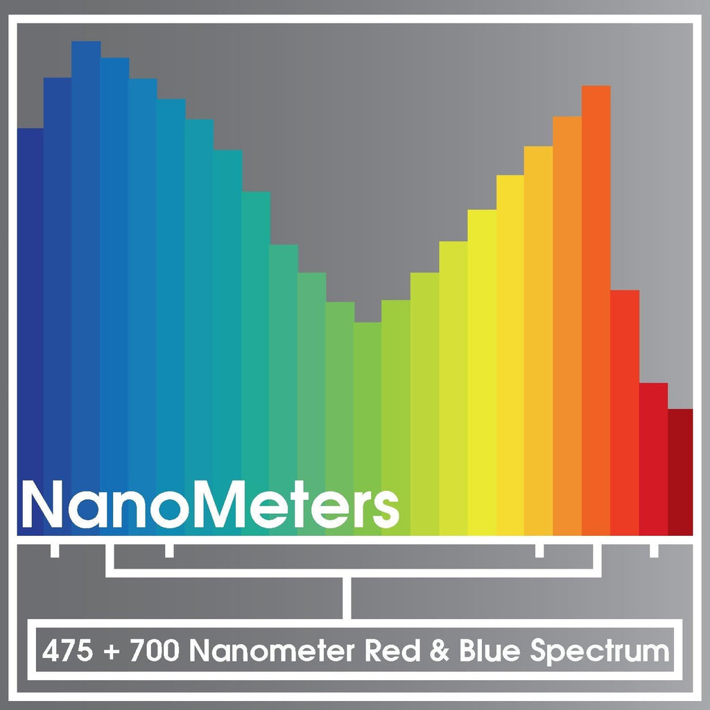 Tight Focus LED Red & Blue Spectrum Daylight Single Plant Growing Bulb 6W Replacing 75W Incandescent Grow Light