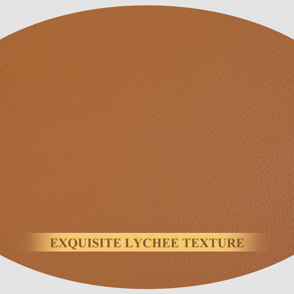 Faux Leather 0.7mm Upholstery Fabric by the Yard 10 Yard Camel