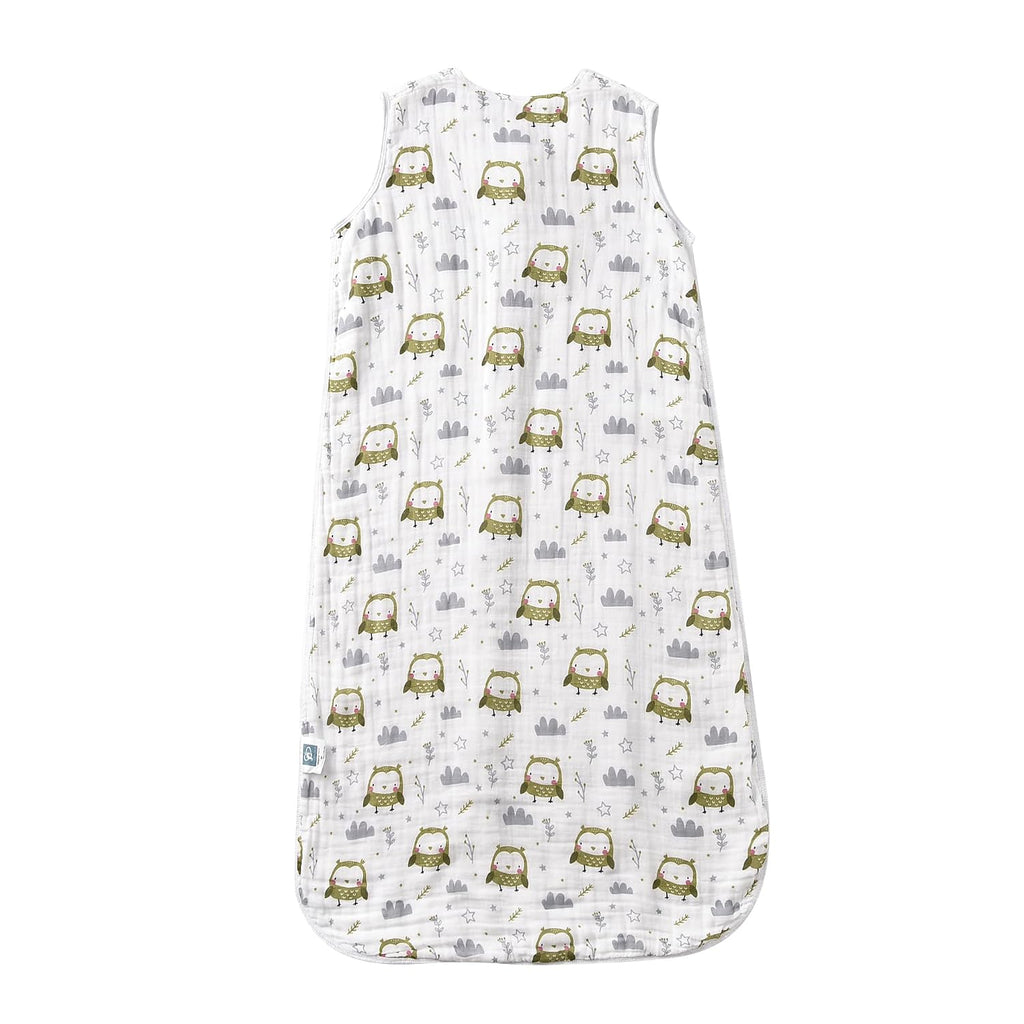 Toddler Sleep Sack 2, 0.5 TOG Lightweight Wearable Blanket, 100% Organic Cotton Muslin, Sleeveless, Way YKK