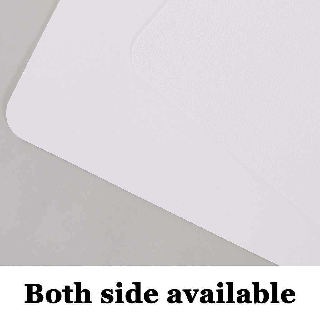 Wipeable Placemats Leather Table Mats Waterproof Heat-Resistant Easy to Clean for Dining Table Set Kitchen Table (4
