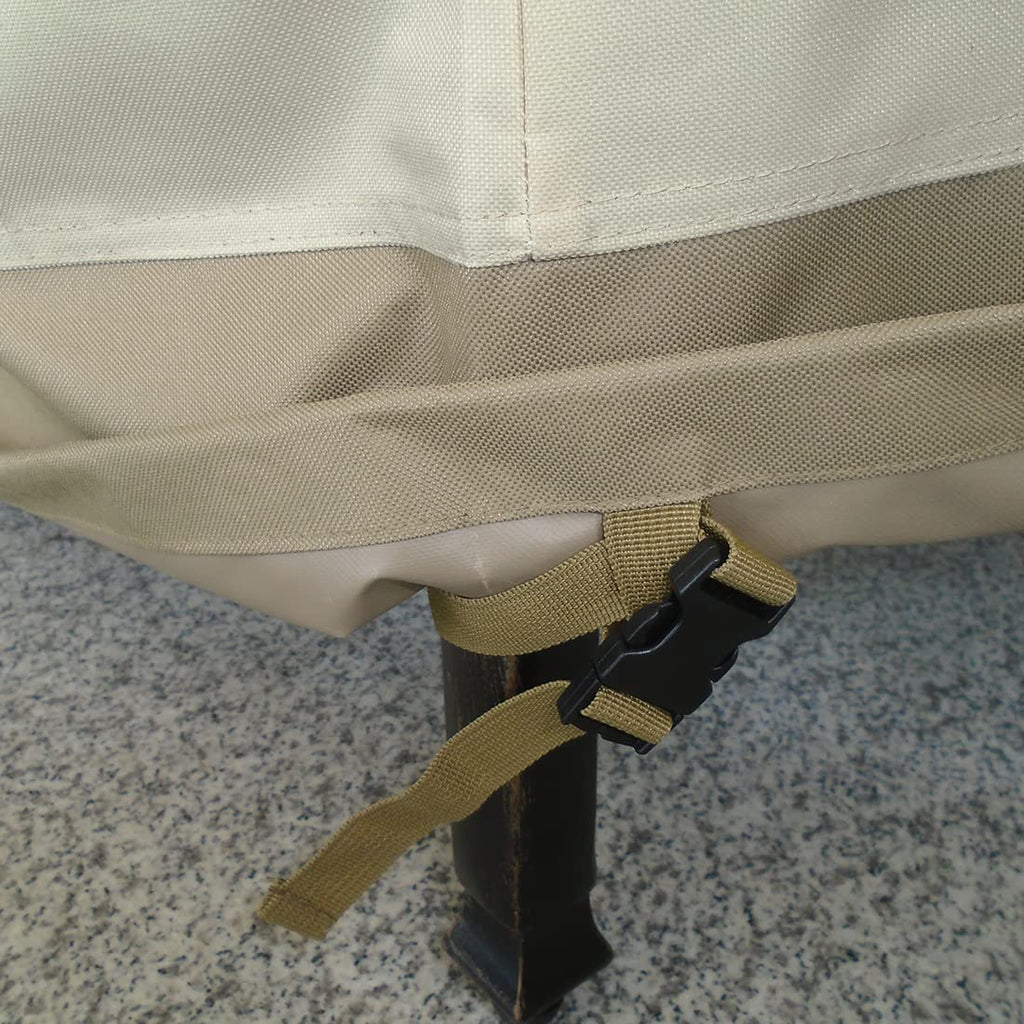 For Outdoor Lawn Furniture Waterproof - 600D Heavy Duty and Waterproof Patio Swivel Chair Covers - W32''x D34''x