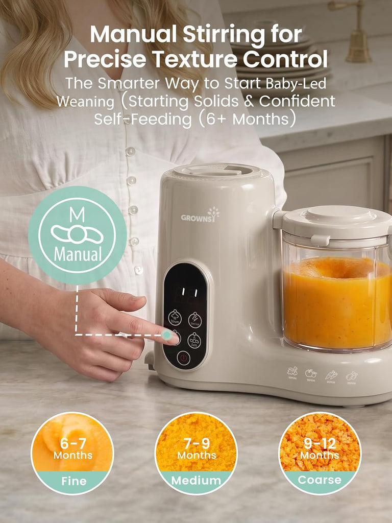 Baby Food Maker with Stainless Steel Steam Basket,Steamer & Blender