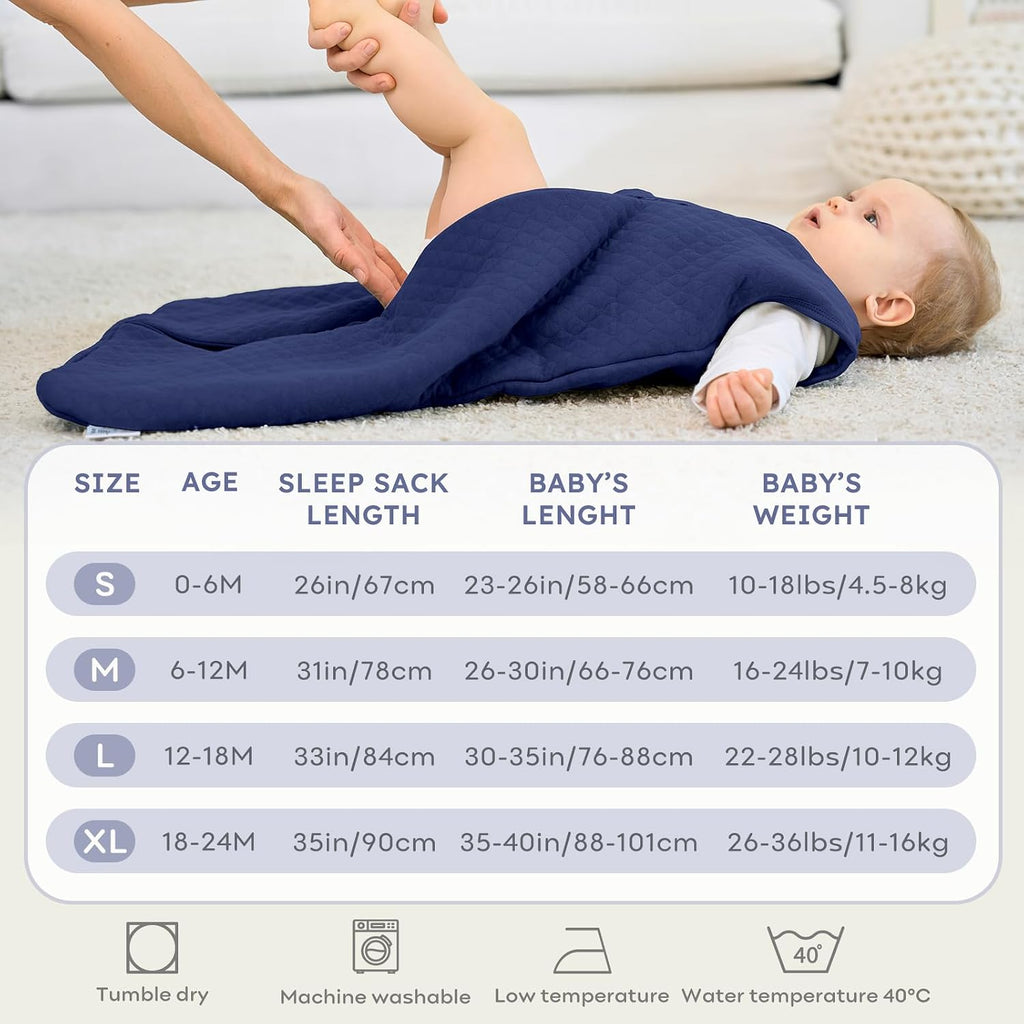Sleep Sack 2.5 Tog Quilted Wearable Blanket