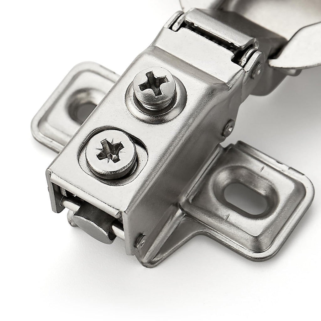 1/2 Inch Overlay Short Arm Kitchen Cabinet Hinges, 6 Pack 3 Pairs