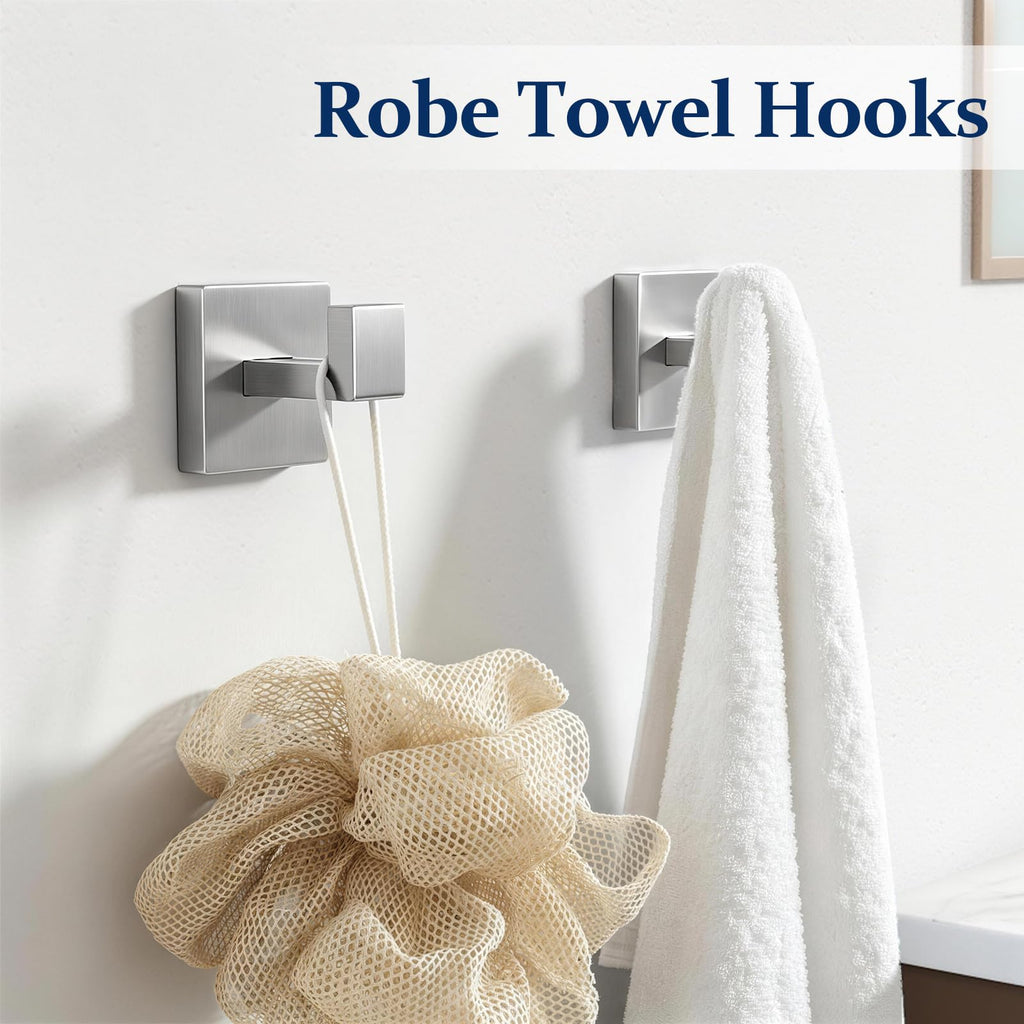 20-Pieces Brushed Nickel Bathroom Hardware Set