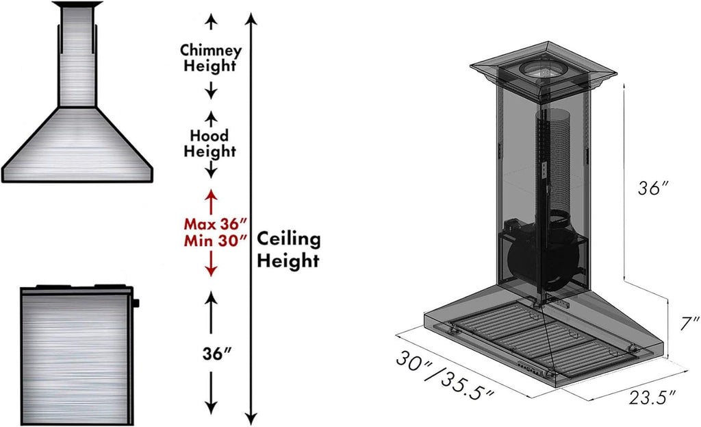 Copper Island Mount Range Hood