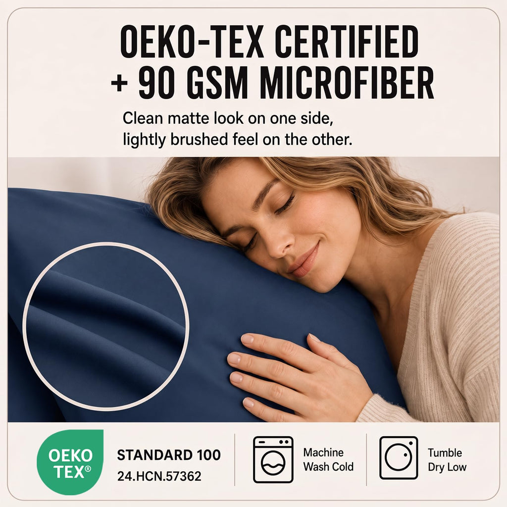 Split King Sheets 7 Piece - 21 Inch Deep Pocket Soft Bed Sheets