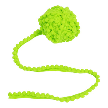 Pom Pom Trim, 3/8" Wide Ball Fringe (Light Green) - 18 Yards