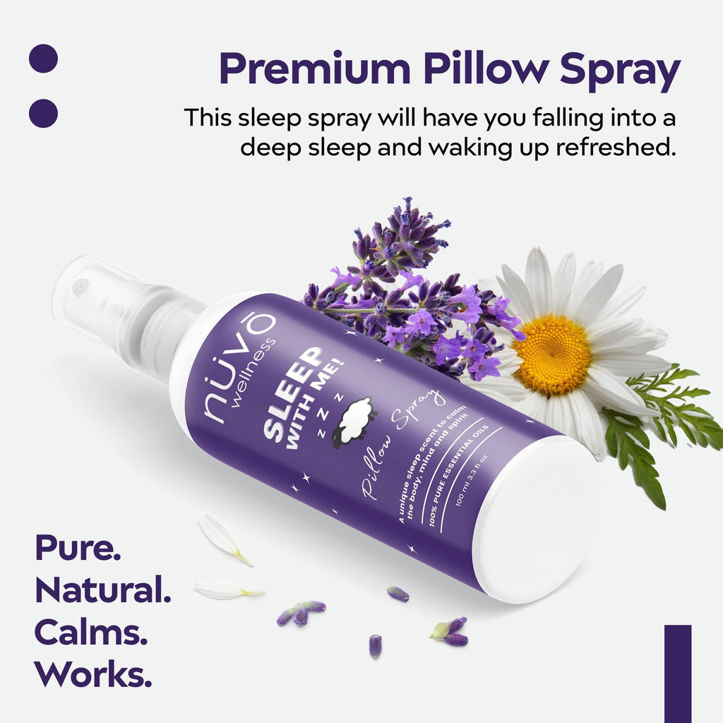 Premium Pillow Spray - Made with Therapeutic Essential Oils - Deep Sleep pillow Spray Mist with Lavender and