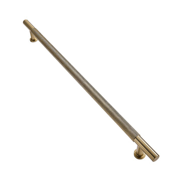 18 Inch(457mm) Soild Knurled Gold Appliance Pulls Brushed Brass Cabinet Pulls Drawer Pulls Kitchen Hardware