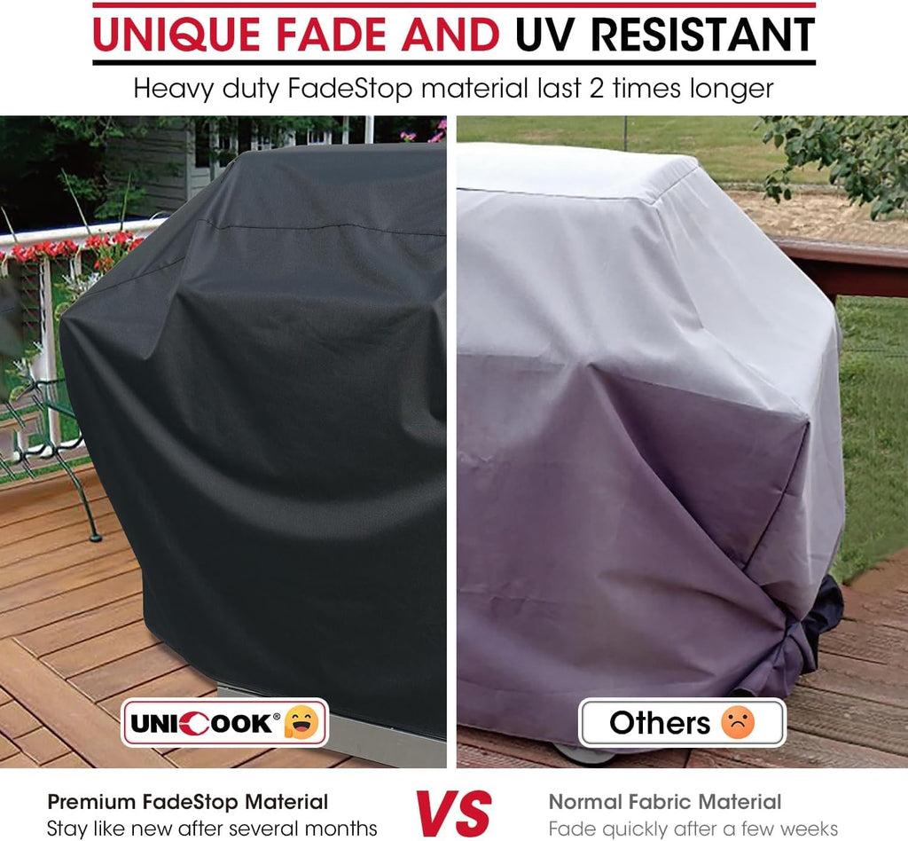 Heavy Duty Waterproof Barbecue Gas Grill Cover, 65-inch BBQ Cover, Special Fade and UV Resistant Material, Durable